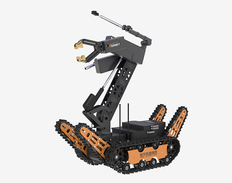 重型排爆機(jī)器人（重量650kg,夾持力120kg，前后雙擺臂）【第6代】