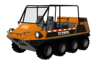 中小型水陸兩棲救援車(chē)（8×8，64KW，原地轉(zhuǎn)向）